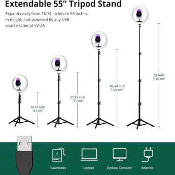 ATUMTEK-10-Selfie-Ring-Light-with-55-Extendable-Tripod-Stand