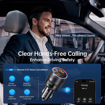 Bluetooth-5-1-FM-Transmitter-for-Car-38W-Fast-Charging