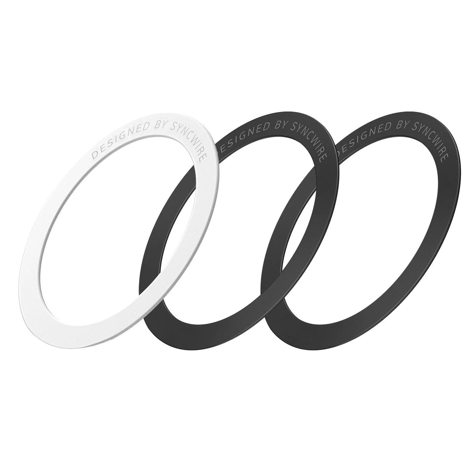 Magnetic Metal Ring(3 Pack) to Attach Your Phone