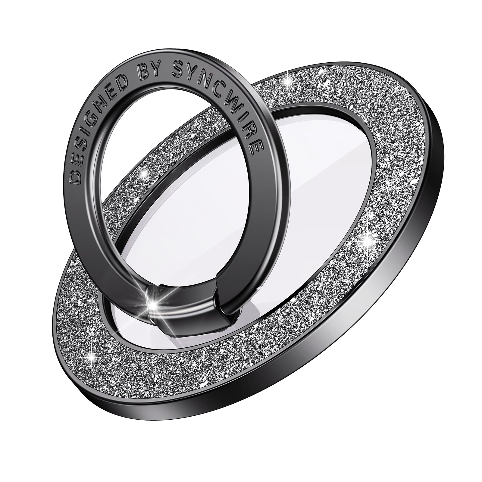 Magnetic Sparkle Phone Ring Holder - Single Ring Stand