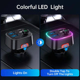 Syncwire-Bluetooth-5.3-FM-Transmitter-Car-Adapter-48W-HIFI-Deep-Bass-Colorful-LED-Light